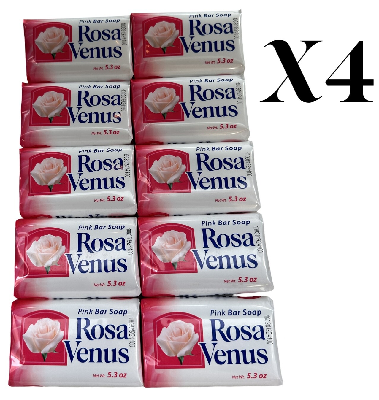 Jabon Rosa Venus Rosado Classic 150 g / 5.3 oz Soap Bar, 2, 4,6,10,20 or 40 Pack