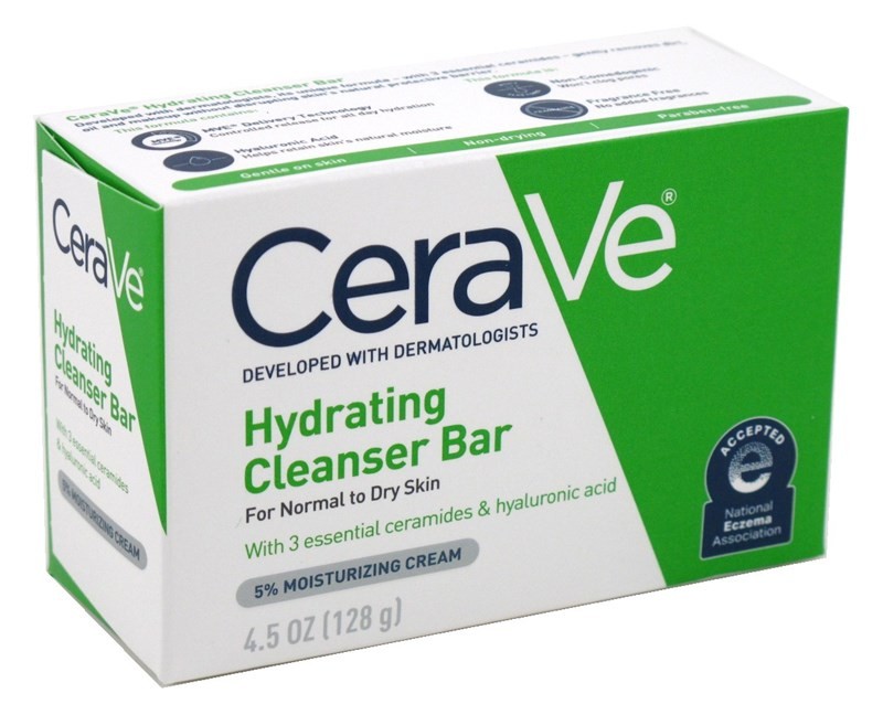 (2 PACK) Cerave Hydrating Cleanser Bar 4.5 Ounce