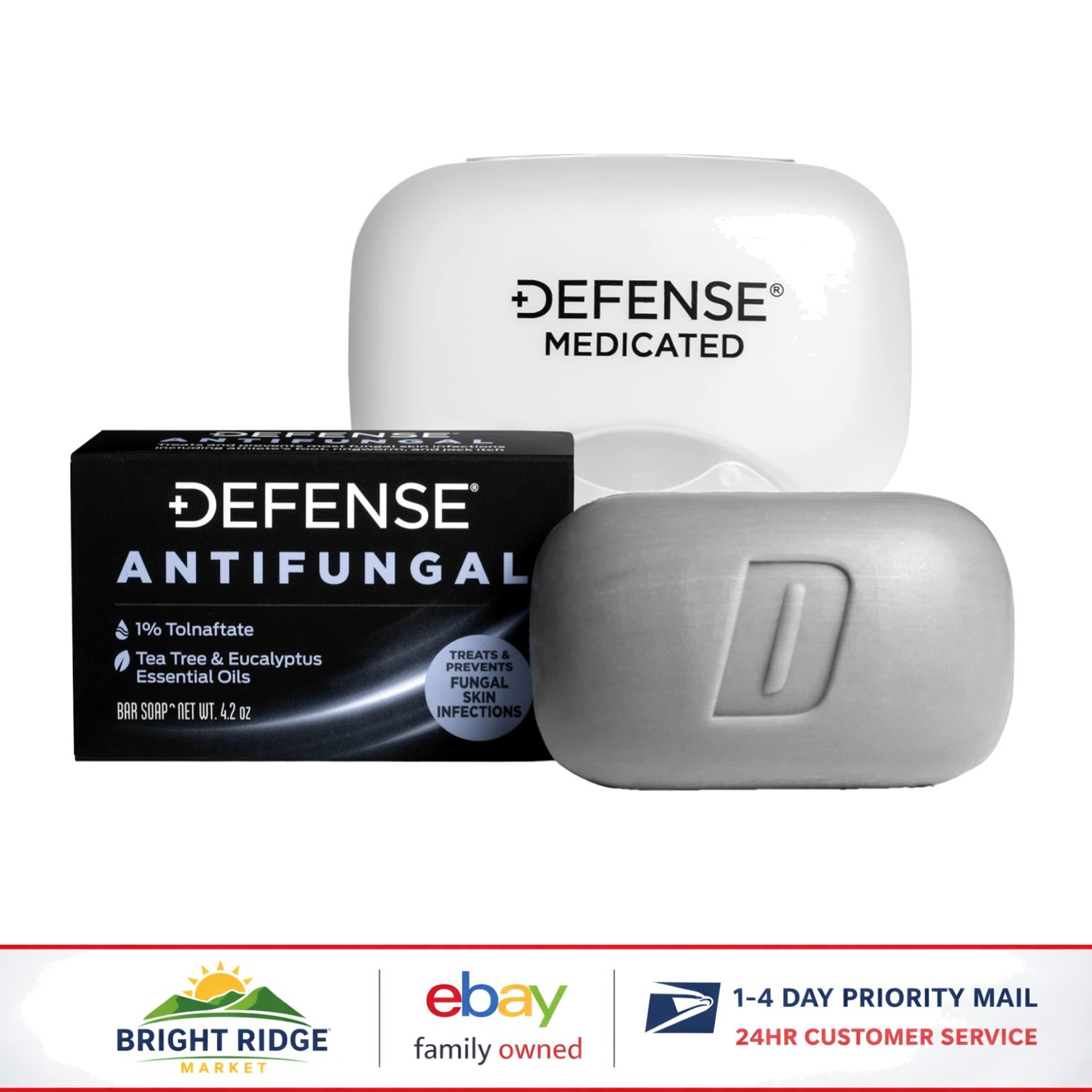 Antifungal Soap with Tolnaftate for Whole Body Itch Control and Treatment