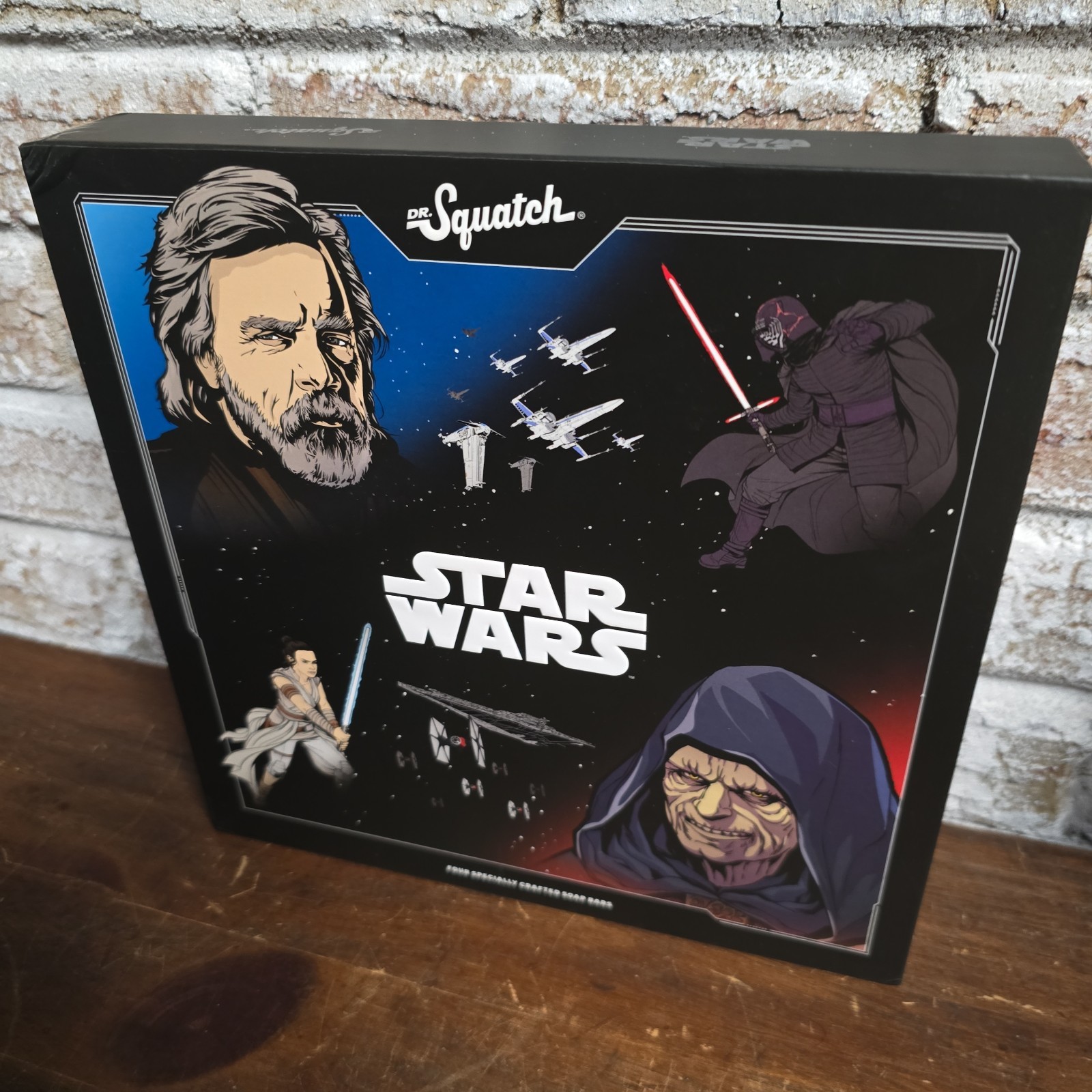 Dr. Squatch Soap Star Wars Soap Episode II -4 Bar Bundle and Collector’s Box NEW