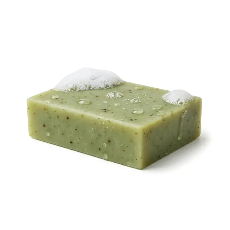 Wakame Scrub Cold Process Soap Bar | Exfoliating Seaweed Handmade Soap