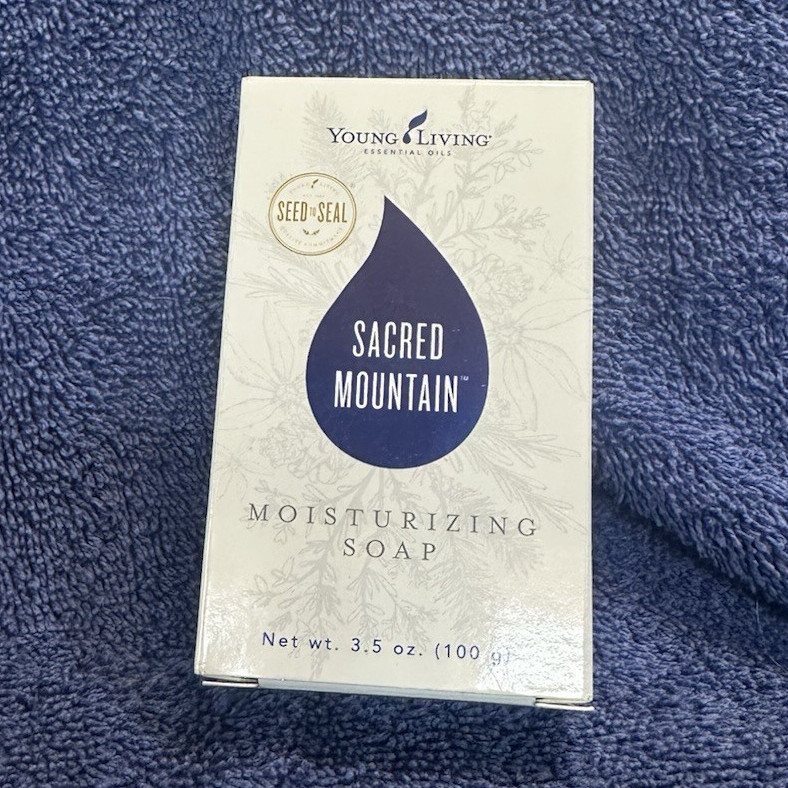 Young Living Sacred Mountain Moisturizing Soap Bar Beige, 3.5 oz (100 g)