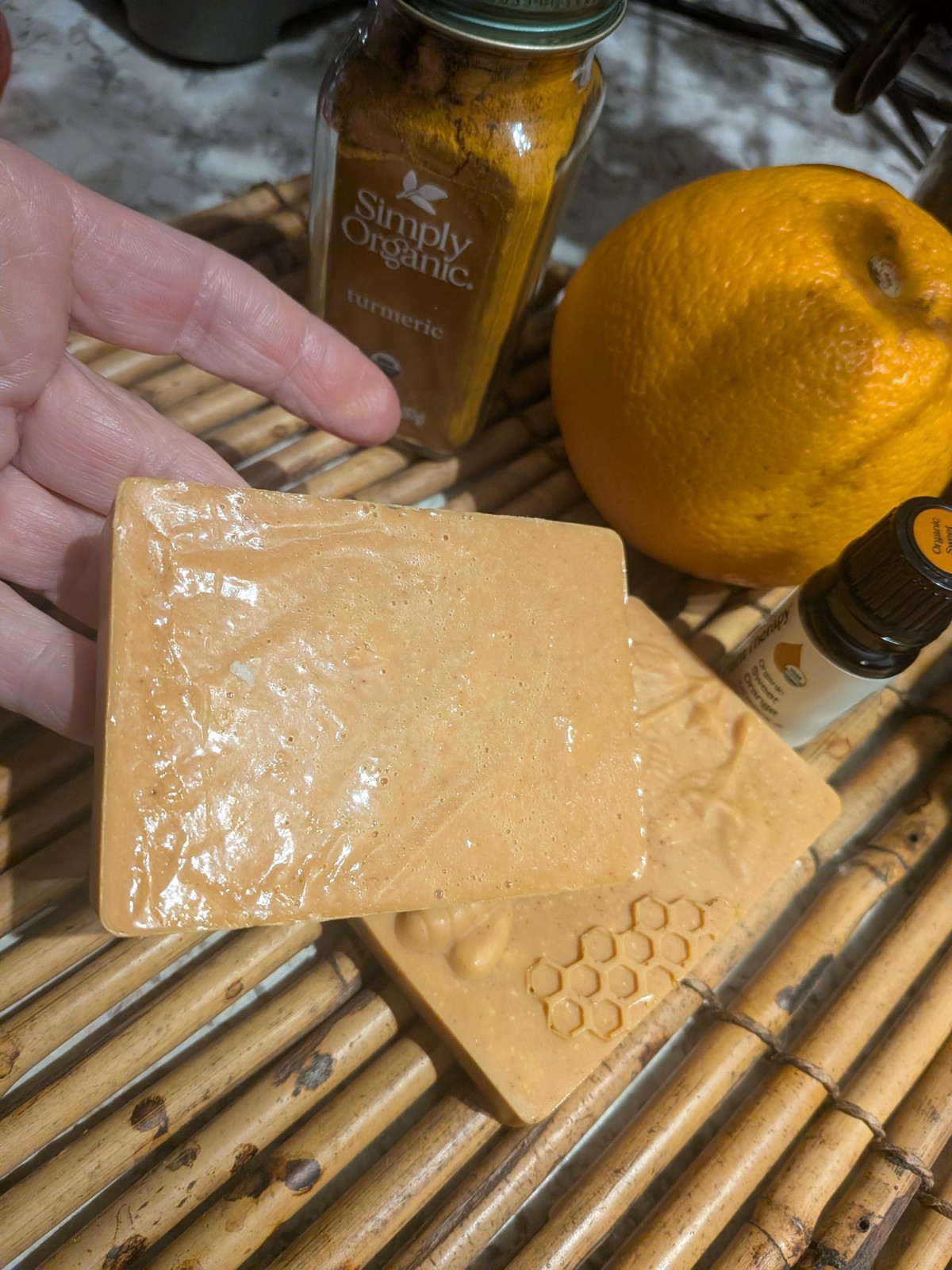 Orange Sunshine, Organic soap Turmeric Sweet Orange