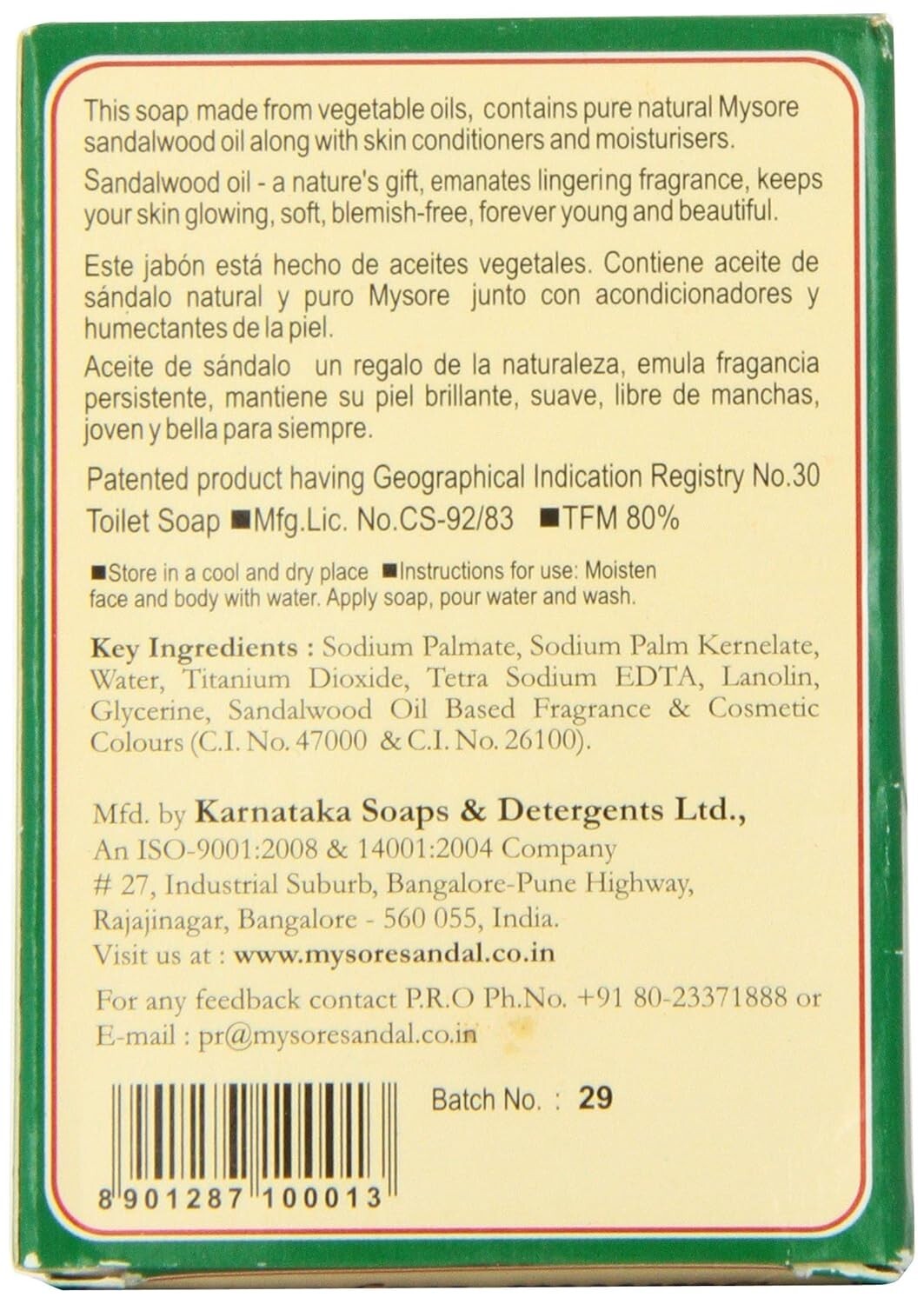 Sandalwood Soap Bar Set of 12 – Chemical-Free Cleansing with Exotic Scent