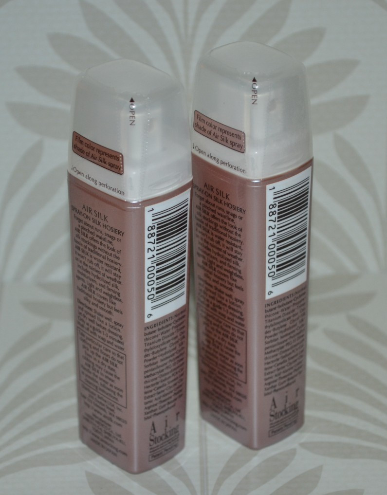 2- Air Silk Spray-On Silk Hosiery Bronze 0.7 oz Travel Size New