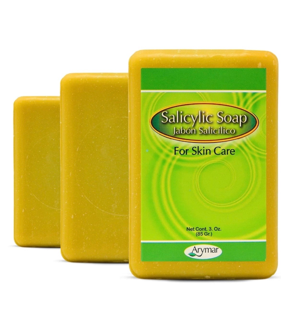Arymar Salicylic Acid Soap for skin Care 3 oz each