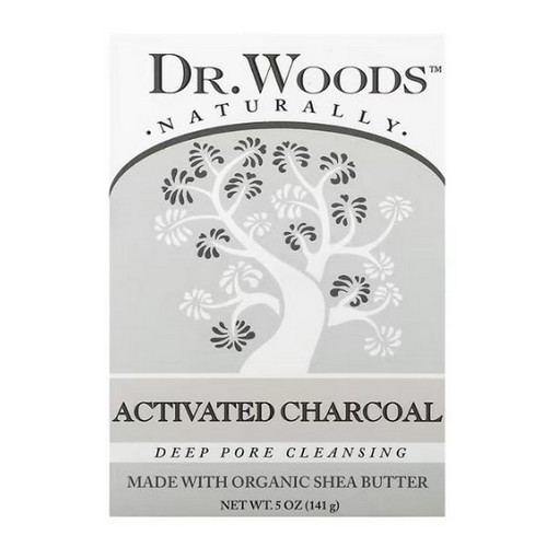 Activated Charcoal Bar Soap 5 Oz By Dr.Woods Products