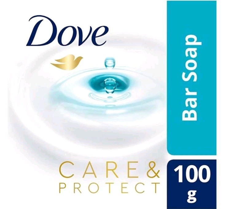§ DOVE (1) 3.52 Oz. (100g) Bar 🩵🫧 ●CARE & PROTECT● 🩵🫧 Beauty Bar Soap 🫧.