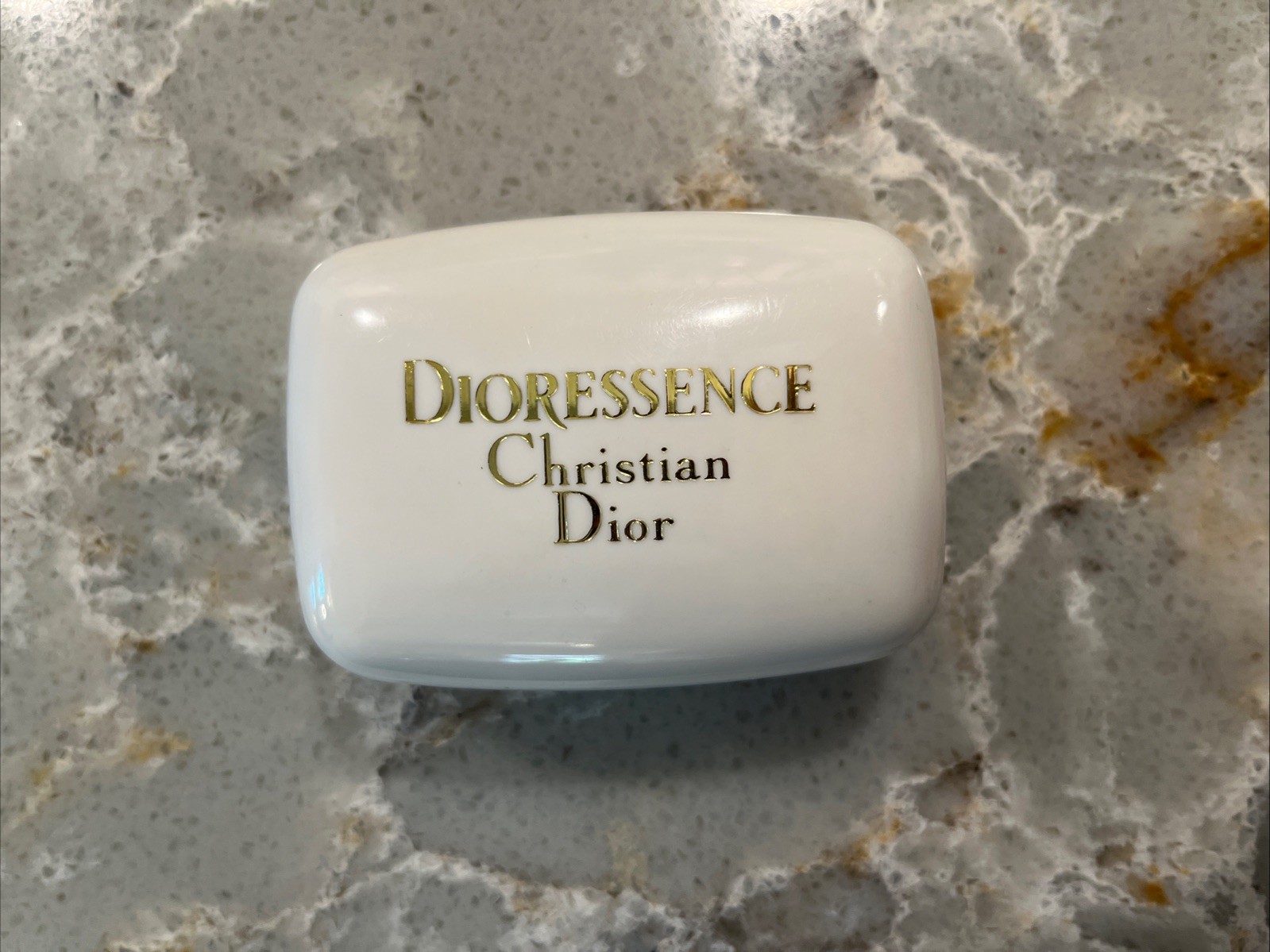 Vintage Christian Dior Dioressence Soap w/ Case 3.5 Oz Made In France New Sealed