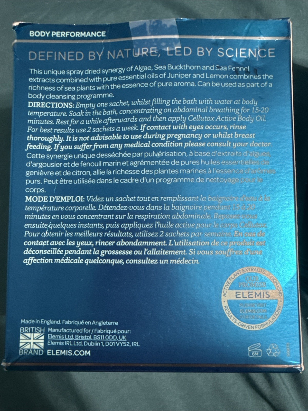 Elemis Cellutox Herbal Bath Synergy 2 Boxes 300g 10.5 fl oz 20 Sachets