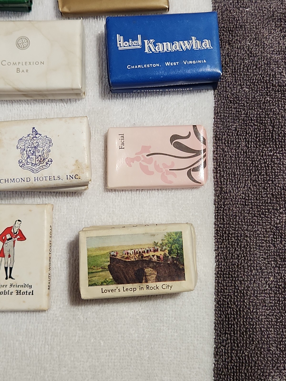 Lot of 62 Luxury Hotel Resort Travel Size Fine Mini Bar Soaps Sealed Vintage