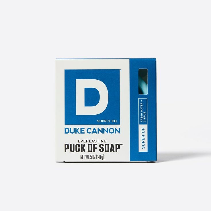 Duke Cannon Superior Everlasting Puck of Soap 5oz Benefit Vet Fresh Water Citrus