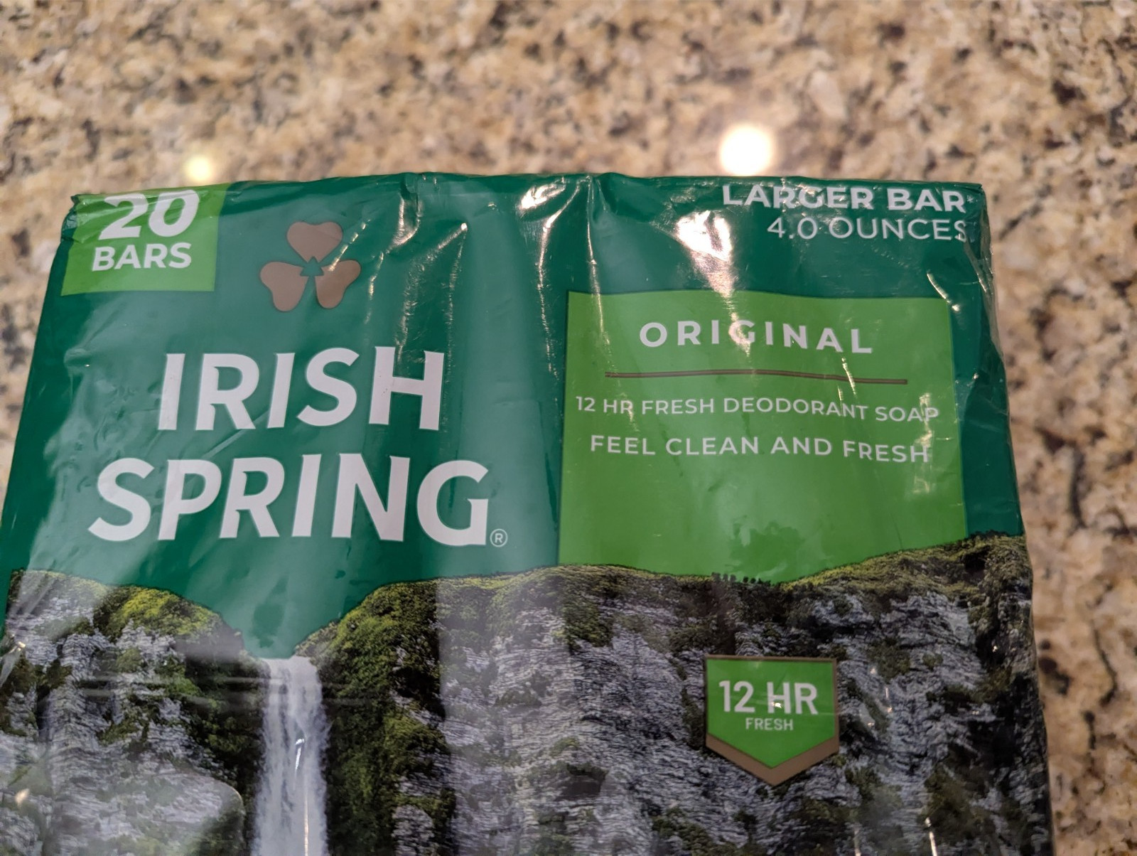 Irish Spring Bar Soap Original Clean 4 oz x 20 count
