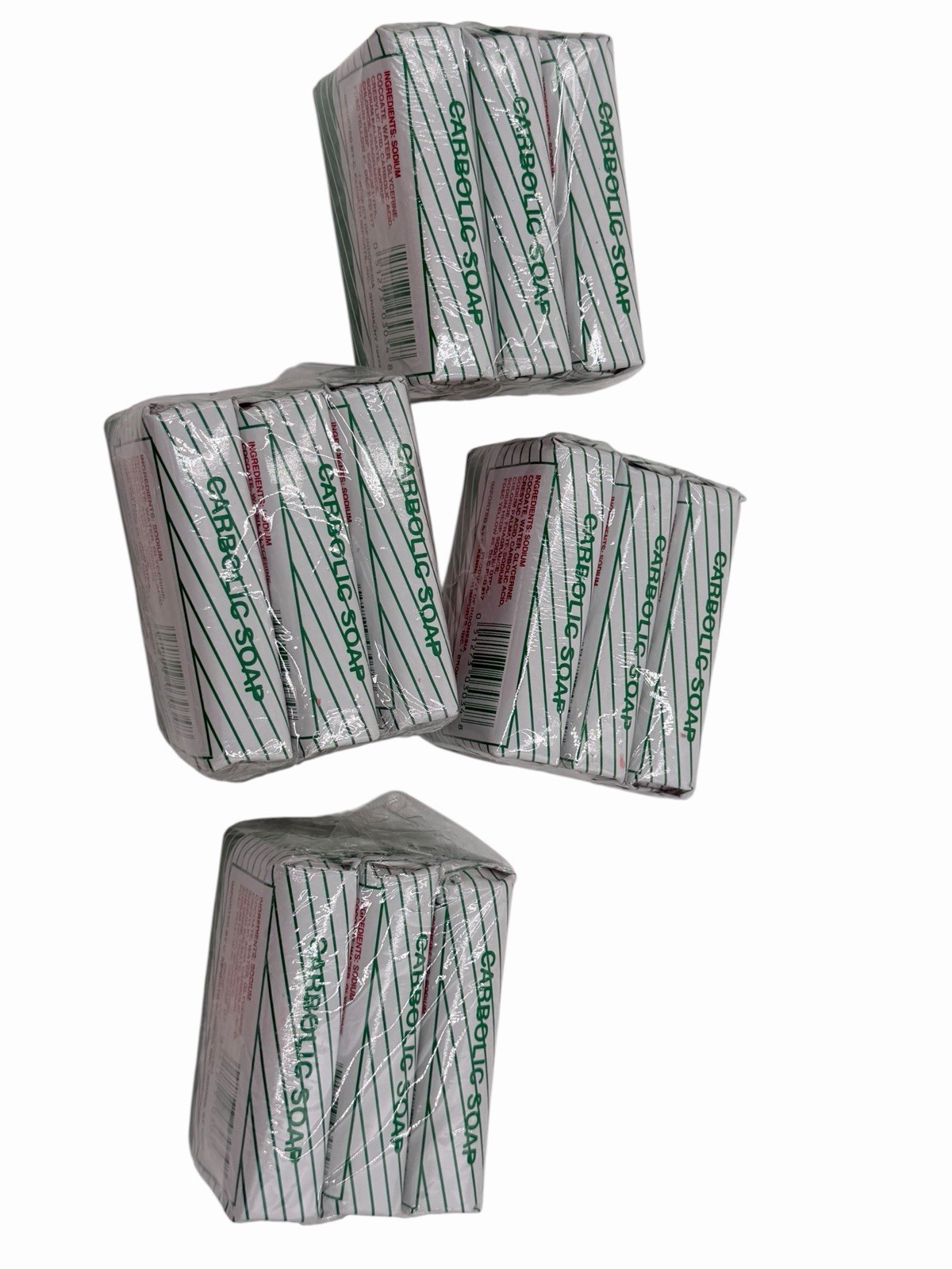 12 Bars Island Pride Carbolic Germicidal Soap 4.41oz Antibacterial Skin Cleanser