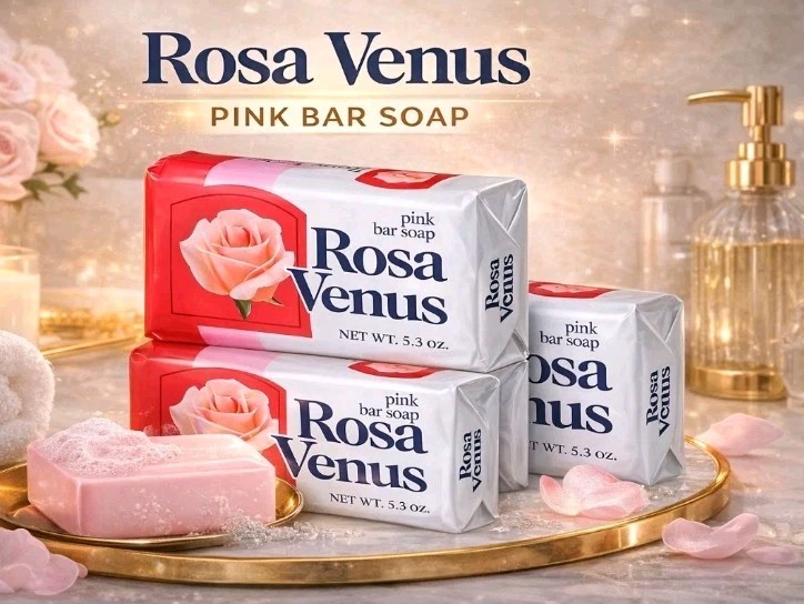 15 Pink Bar Soap Rosa Venus, 5.3 oz (15 Total Bars) Free & Fast Shipping See Pic