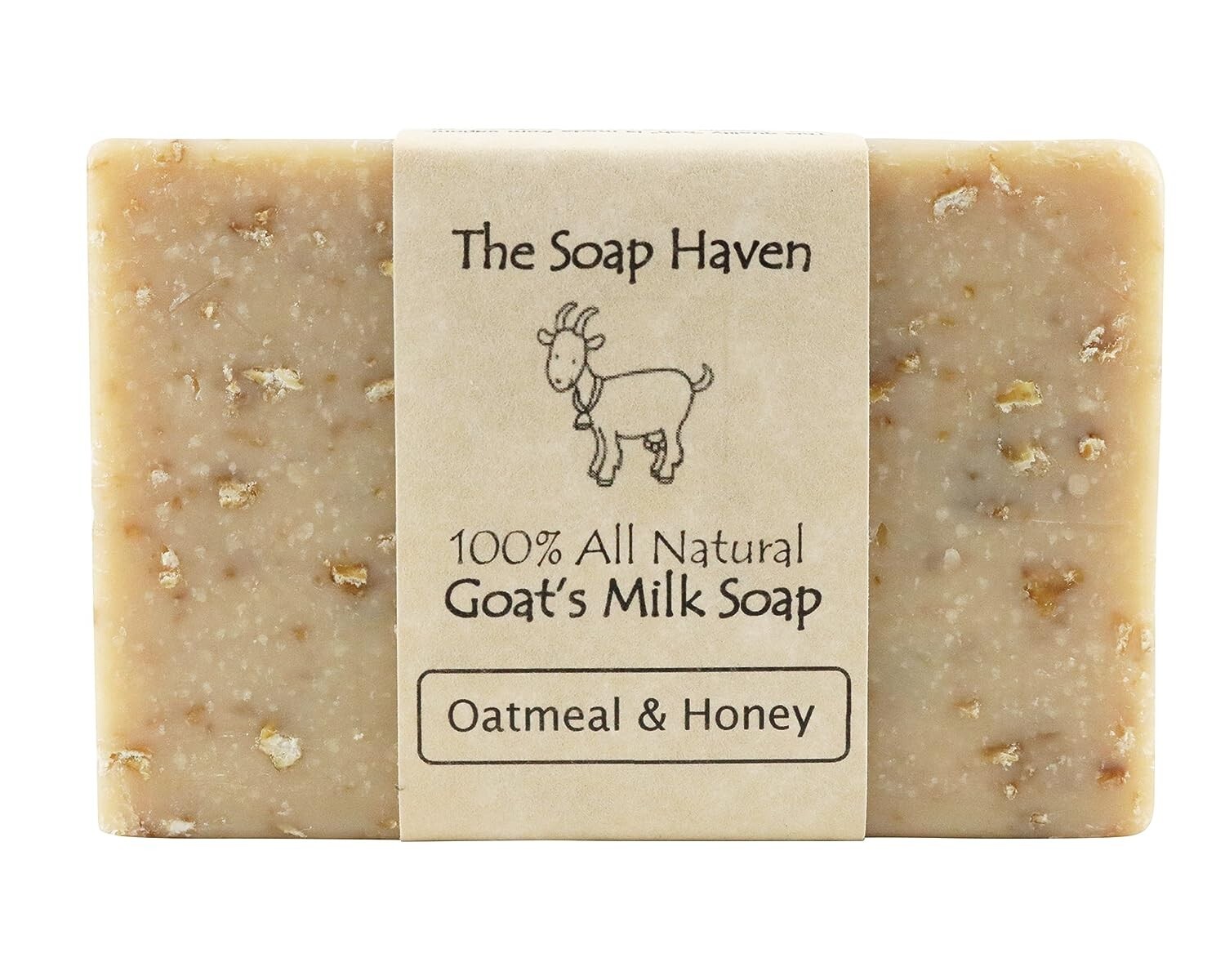 Oatmeal Soap – Pack of 4 Oatmeal & Honey, Goat Milk Soap Bars. All Natural, Unsc