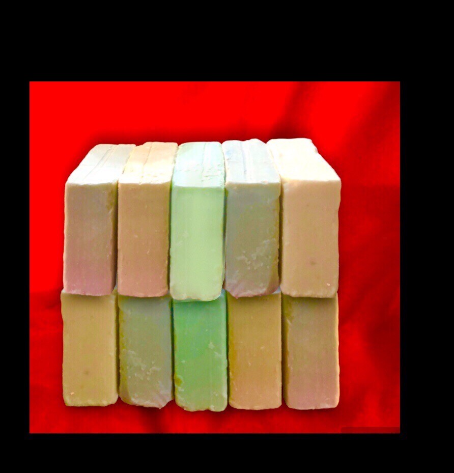 2 Bags Amish Farm Bar Soap (10 Bars Total) (each Bar approx 3”x3”x1.25” 5- 7oz)