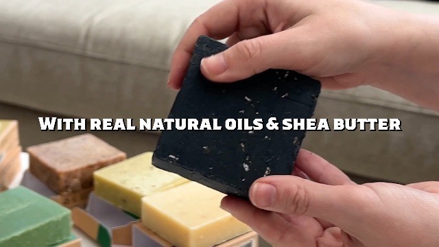 Natural Men’s Bar Soap – Cold Process Body Soap with Essential Oils – 3-Pack (5