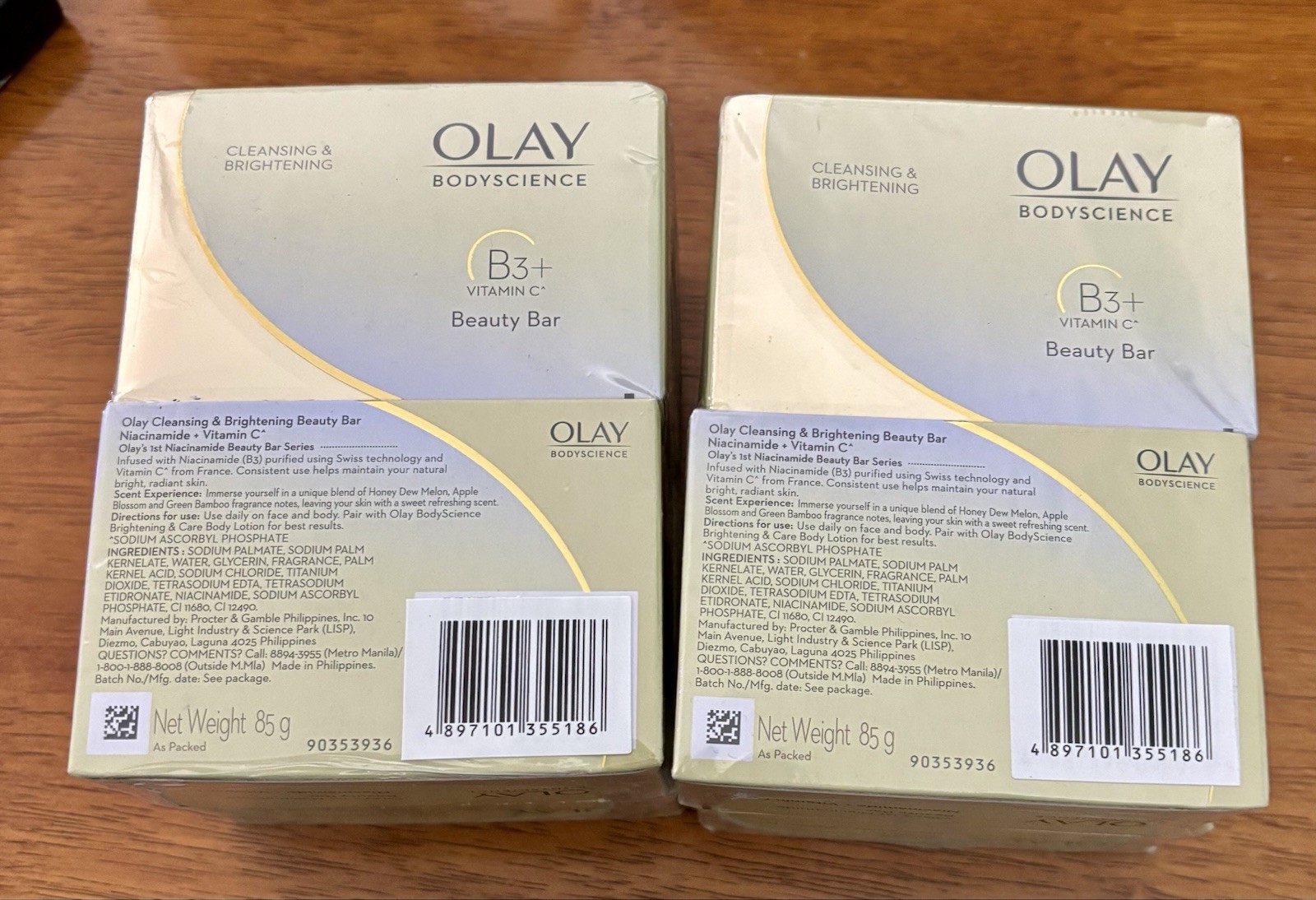 Lot Of 8 Bars of OLAY BODYSCIENCE B3+ Vitamin C Beauty Soap. Hard To Find.