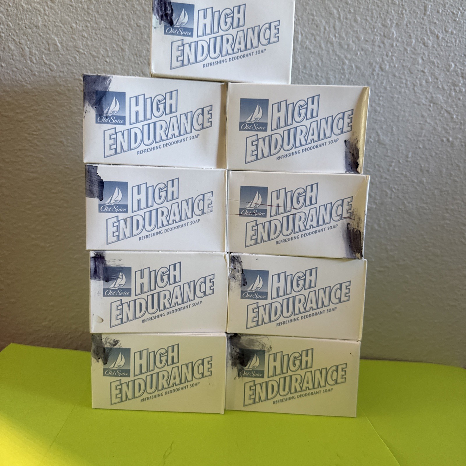 OLD SPICE HIGH ENDURANCE SOAP 9 BARS* -see pics