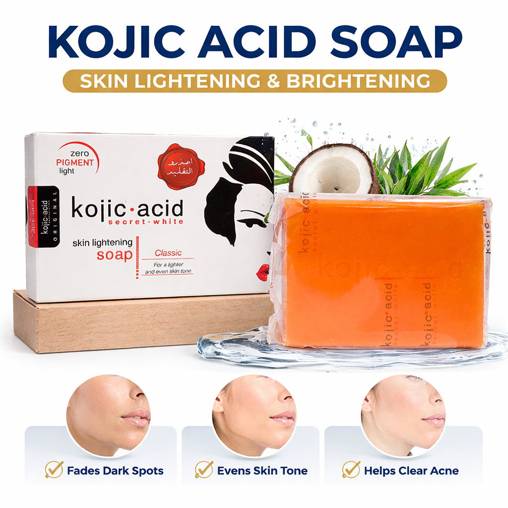 Kojic Acid Soap 4.5 oz (135g) – Brightening Bar Cleanser | Secret White