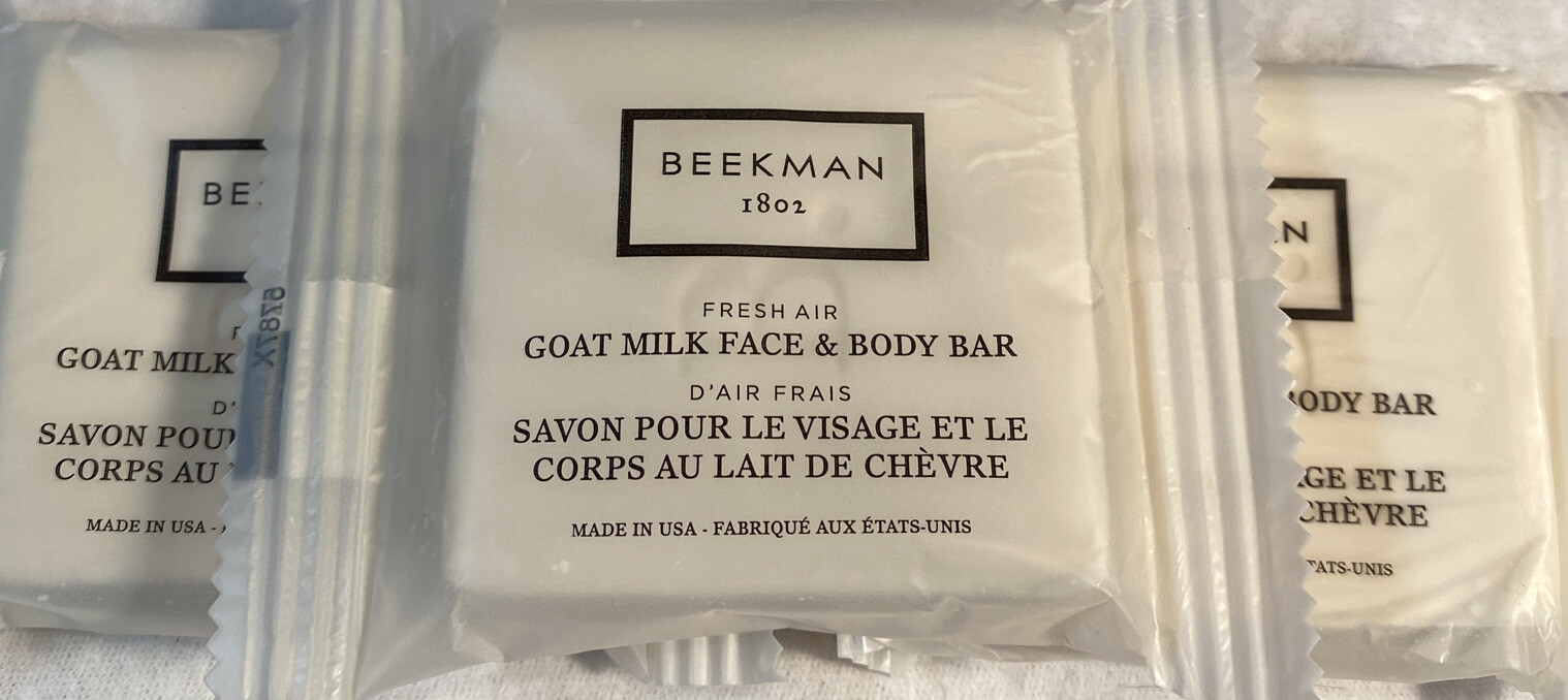 24 New Bars Beekman 1802 Fresh Air Goat Milk Face and Body Bar Soap