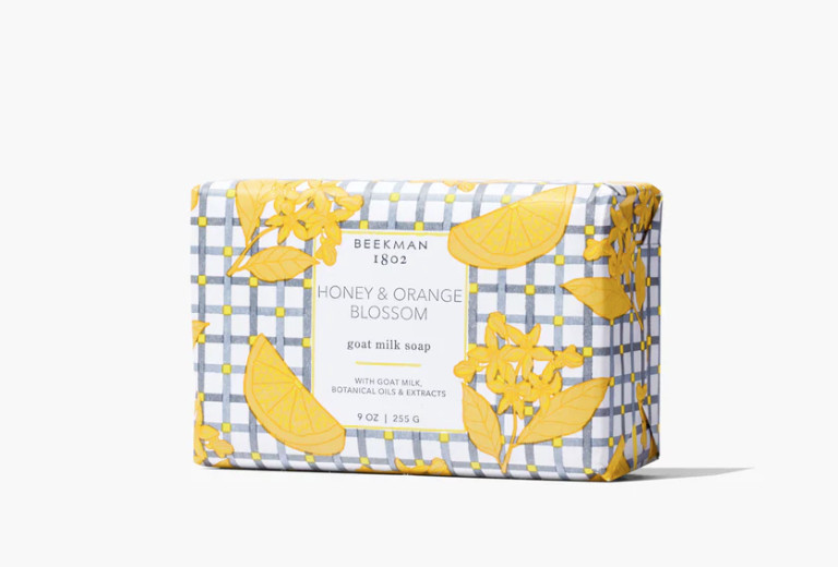 (2x) Beekman 1802 Honey & Orange Blossom Goat Milk Soap 9 Oz