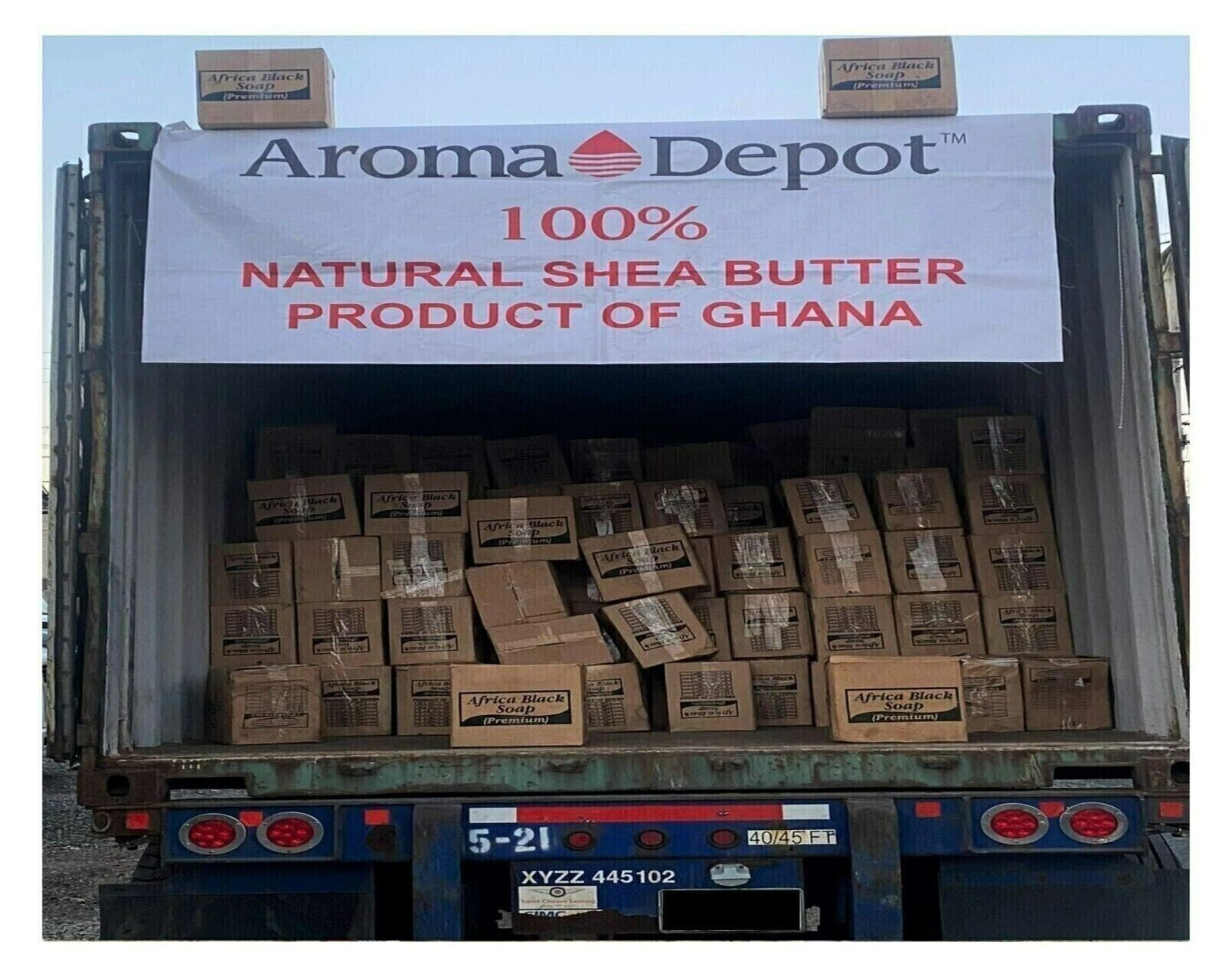 Raw African Black Soap 5 lb. Organic Unrefined Top Quality Natural Wholesale