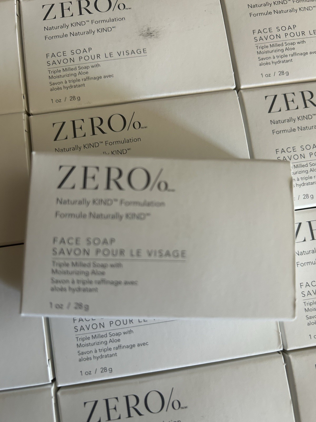 ❤️25X Gilchrist & Soames Zero Percent Triple Milled Aloe Face Bar Soap 1 oz ❤️
