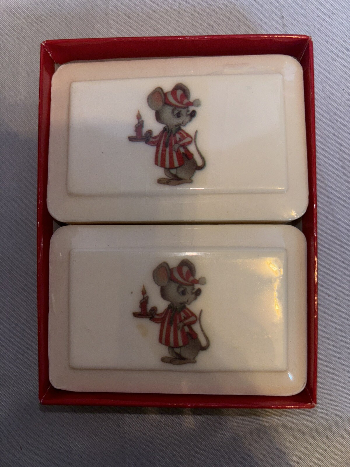 Katherine Gray 2 pack bar soap Mouse in Pajamas Sealed bars Made in USA