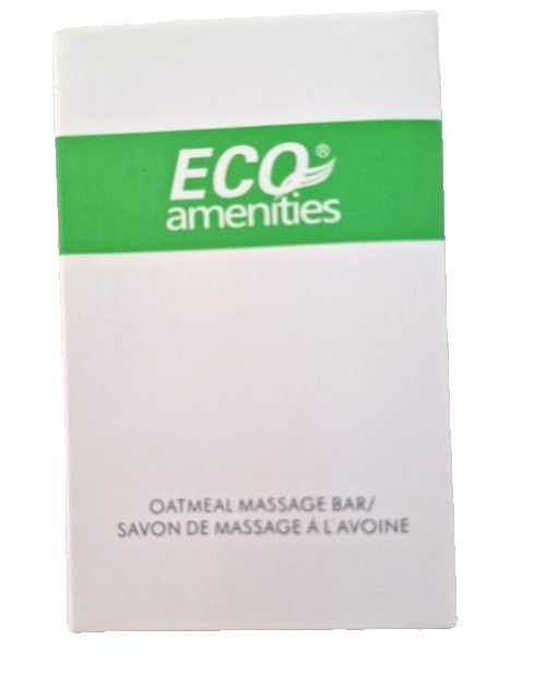 ECO Amenities Travel Size Bar Soap 5 Pack 1.5 oz Oatmeal Massage Bars Hi Quality