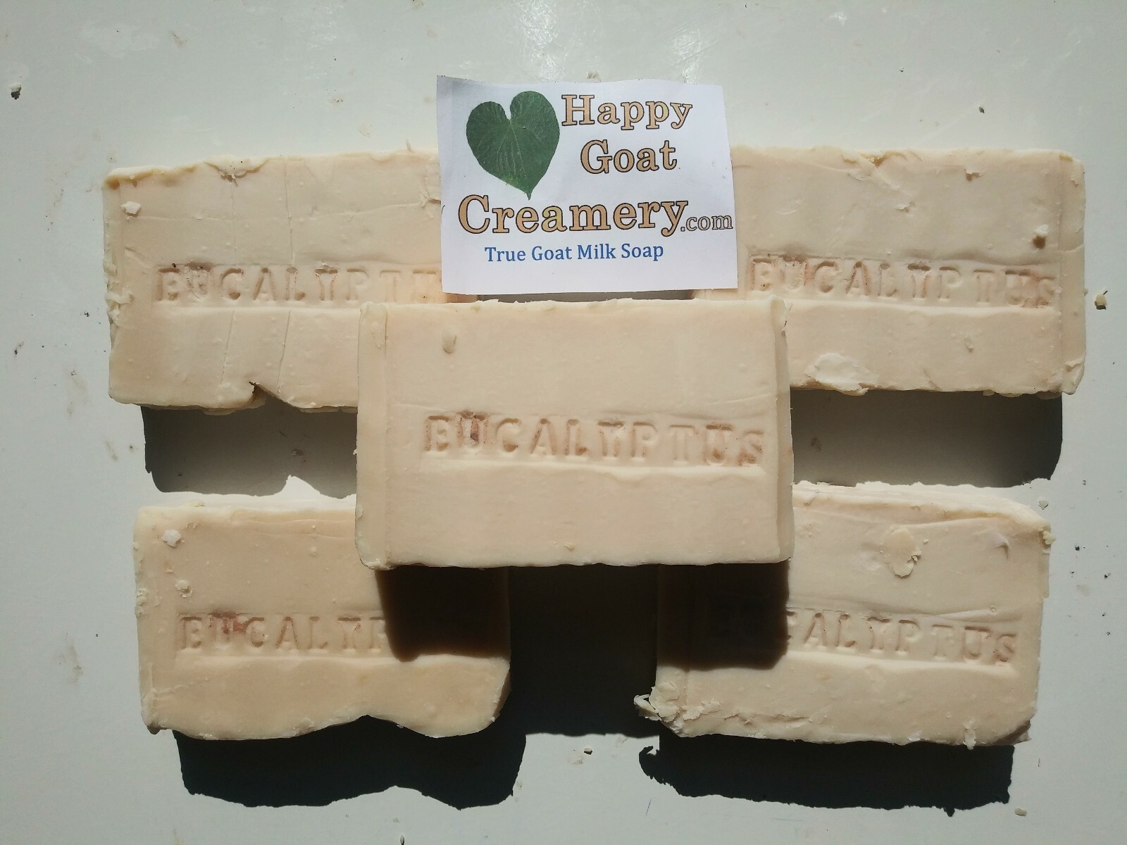 EUCALYPTUS GOAT MILK SOAP HAPPY GOAT CREAMERY PURE ESSENTIAL OIL FREE SHIPPING