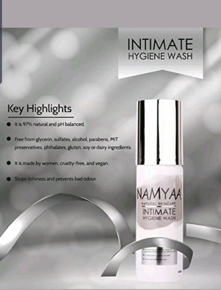 Namyaa Intimate Hygeine Wash For Unisex With Tea Tree Extracts-100 Ml
