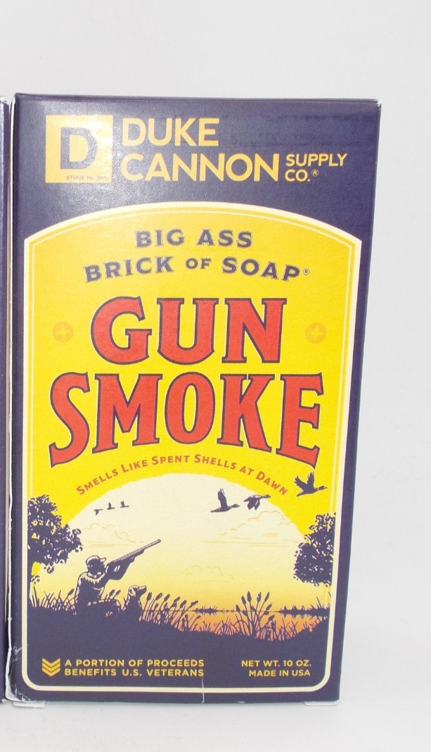 Duke Cannon Supply Co. Big Brick of Soap Gun Smoke NEW