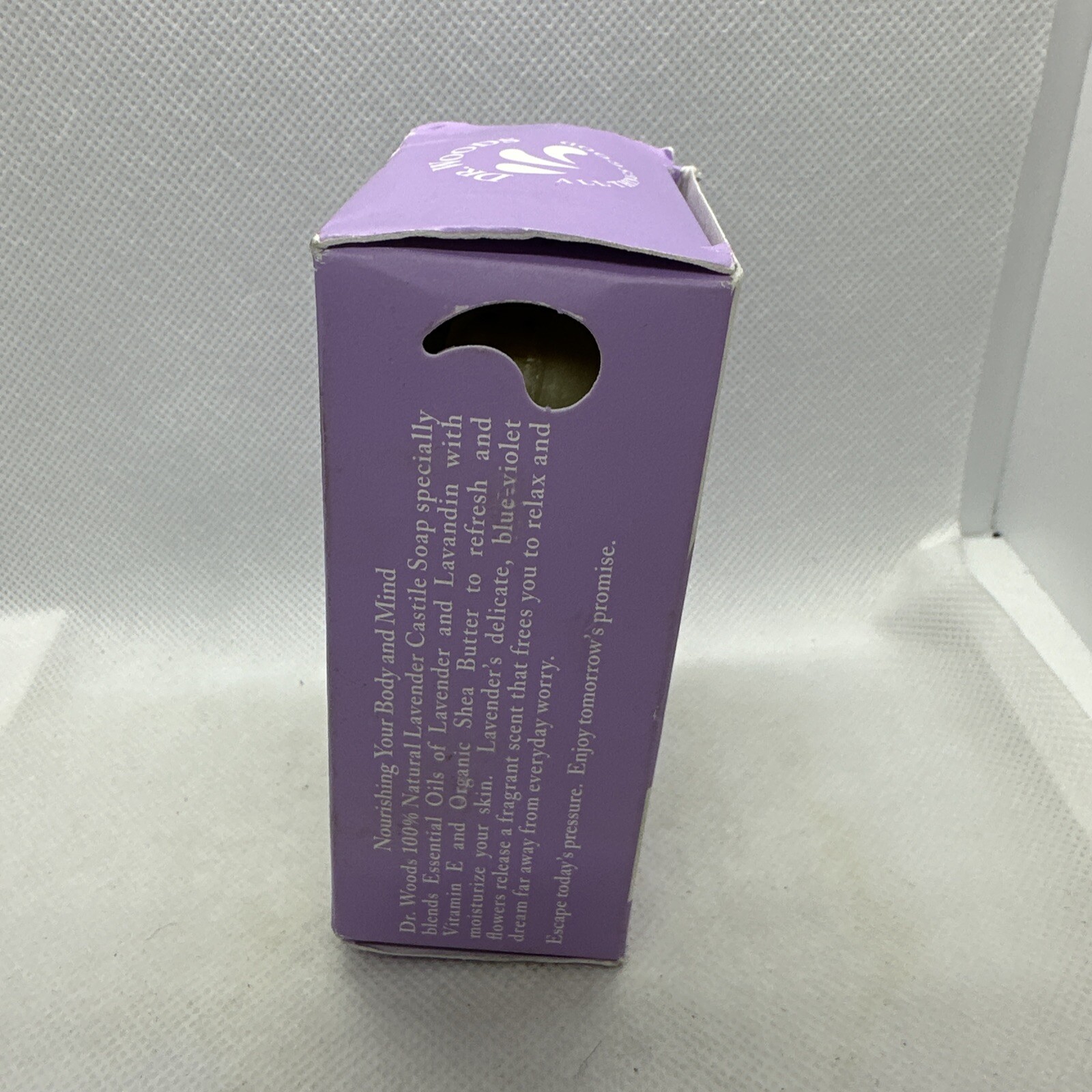 Dr. Woods Castile Body Bar Soap Skin Exfoliating Relaxing Lavender – 5.25 oz