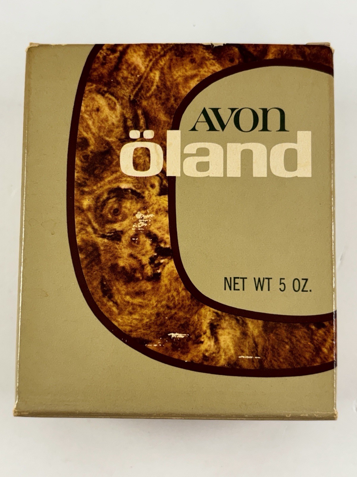 Vtg 1970s Avon Oland Mens Shower Soap on a Rope 5oz NOS Boxed Rare Deadstock