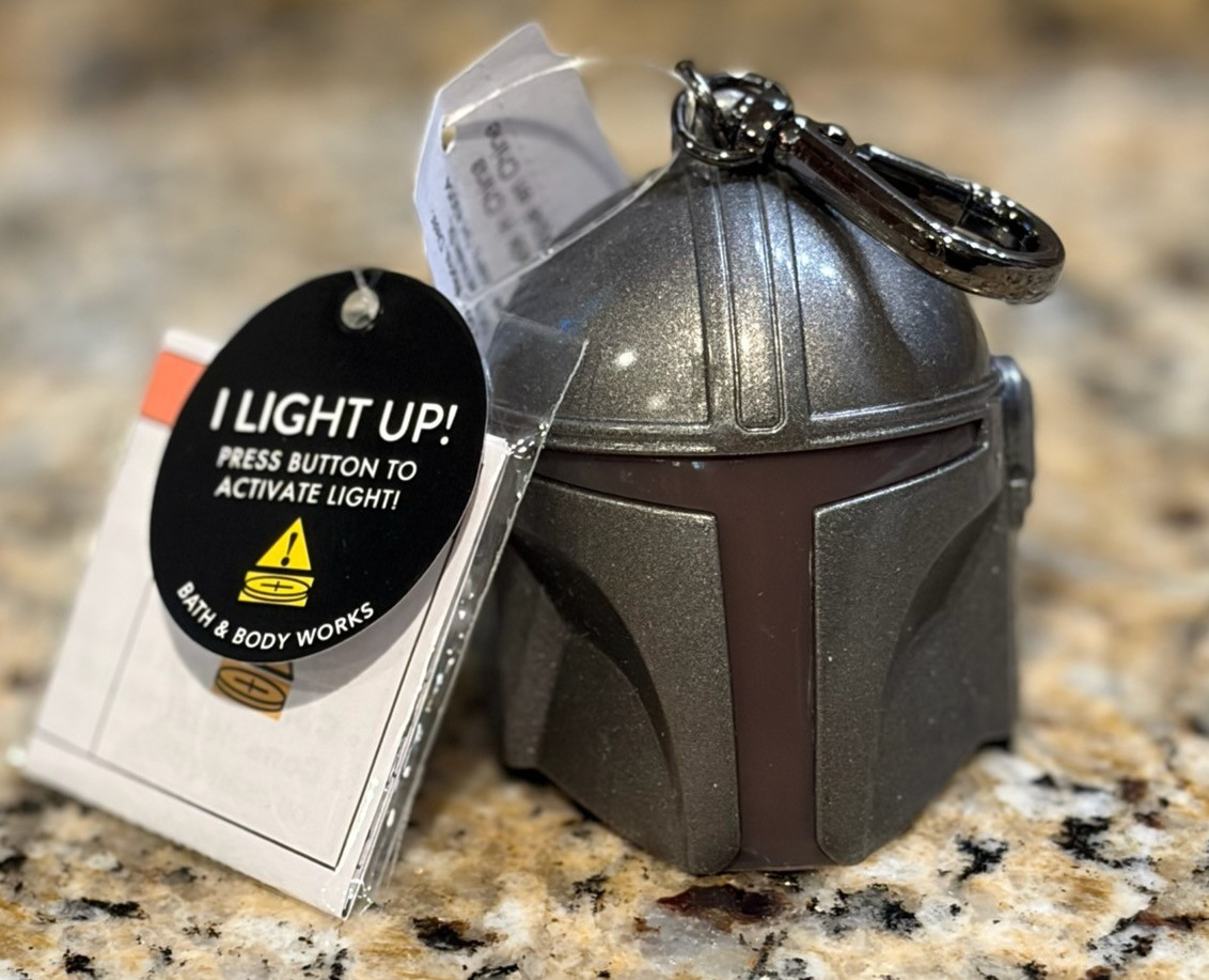 Bath & Body Works Mandalorian & Grogu LIGHT UP Pocketbac Holder STAR WARS NEW