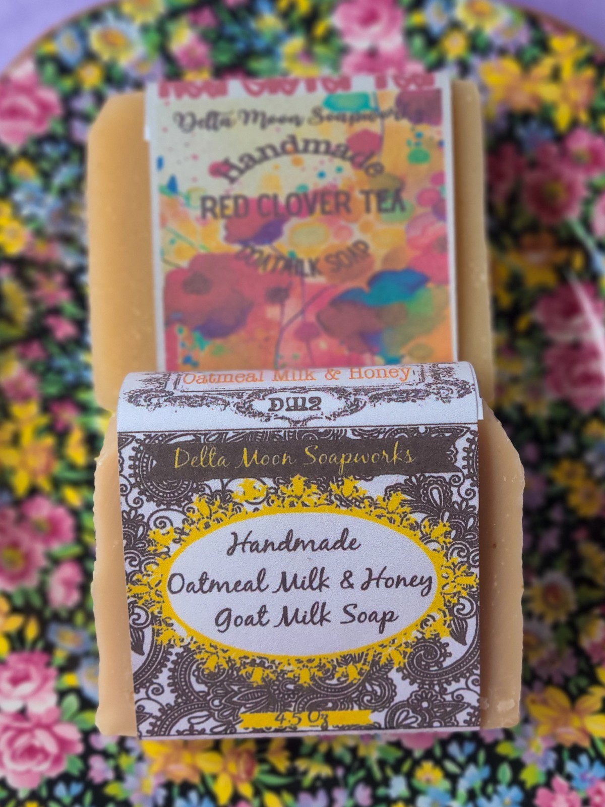 Handmade Oatmeal Goat Milk Soaps, Ships Fast, soothing