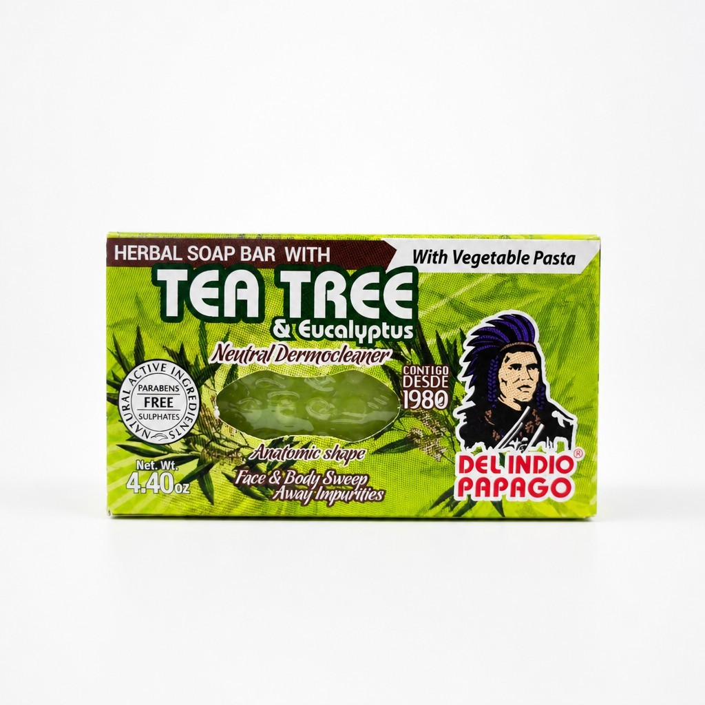 Herbal Soap With Tea Tree & Eucalyptus Del Indio Papago