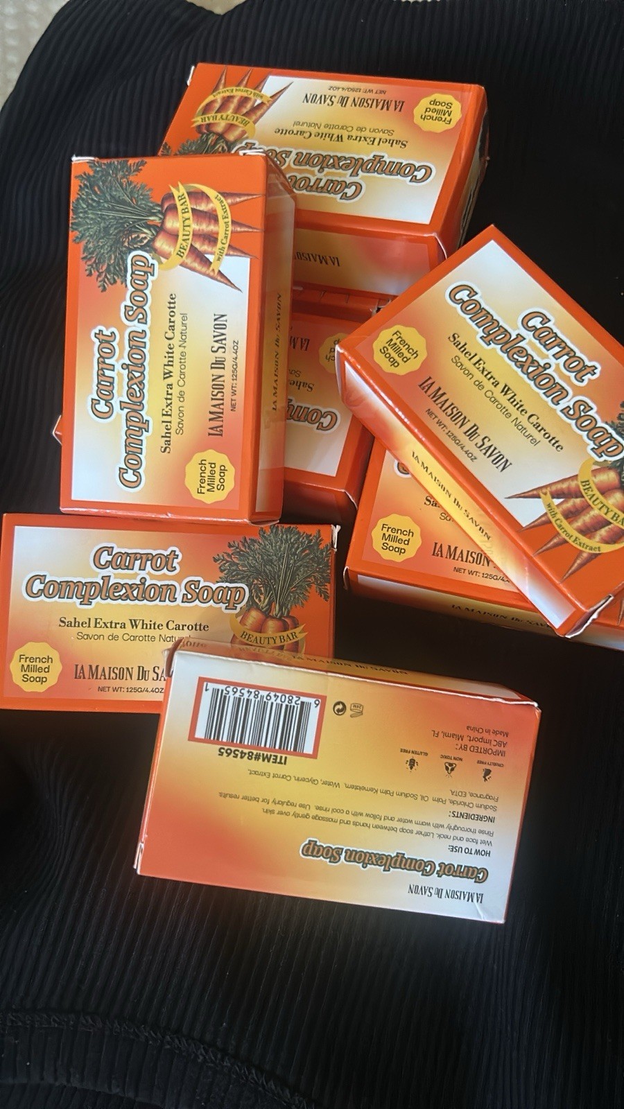 La Maison Du Savon Carrot Complexion Soap Beauty Bar French Milled 125g