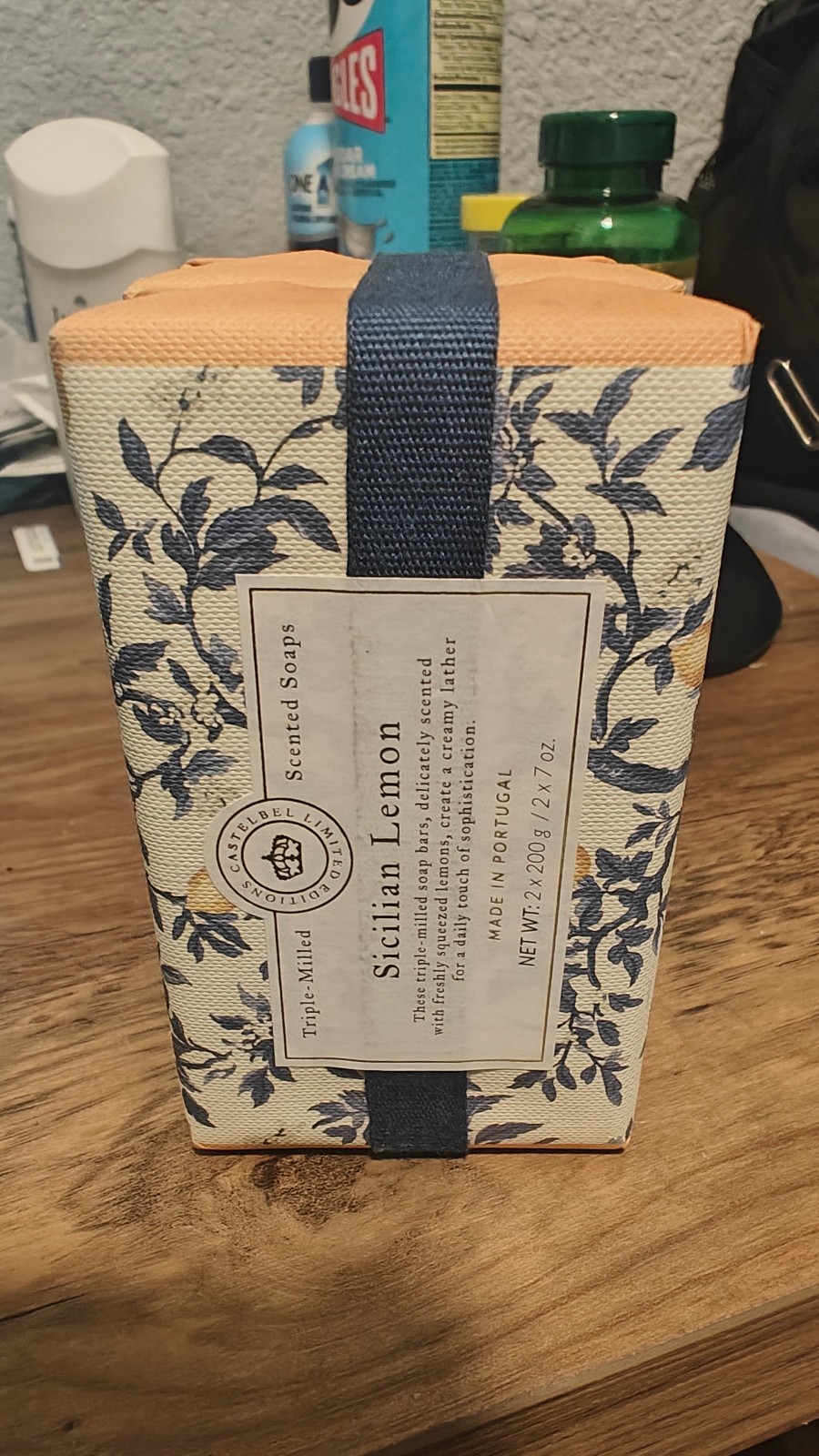 Castelbel Sicilian Lemon Luxury Soap Bars 2-Pack 200g Made in Portugal Gift Set