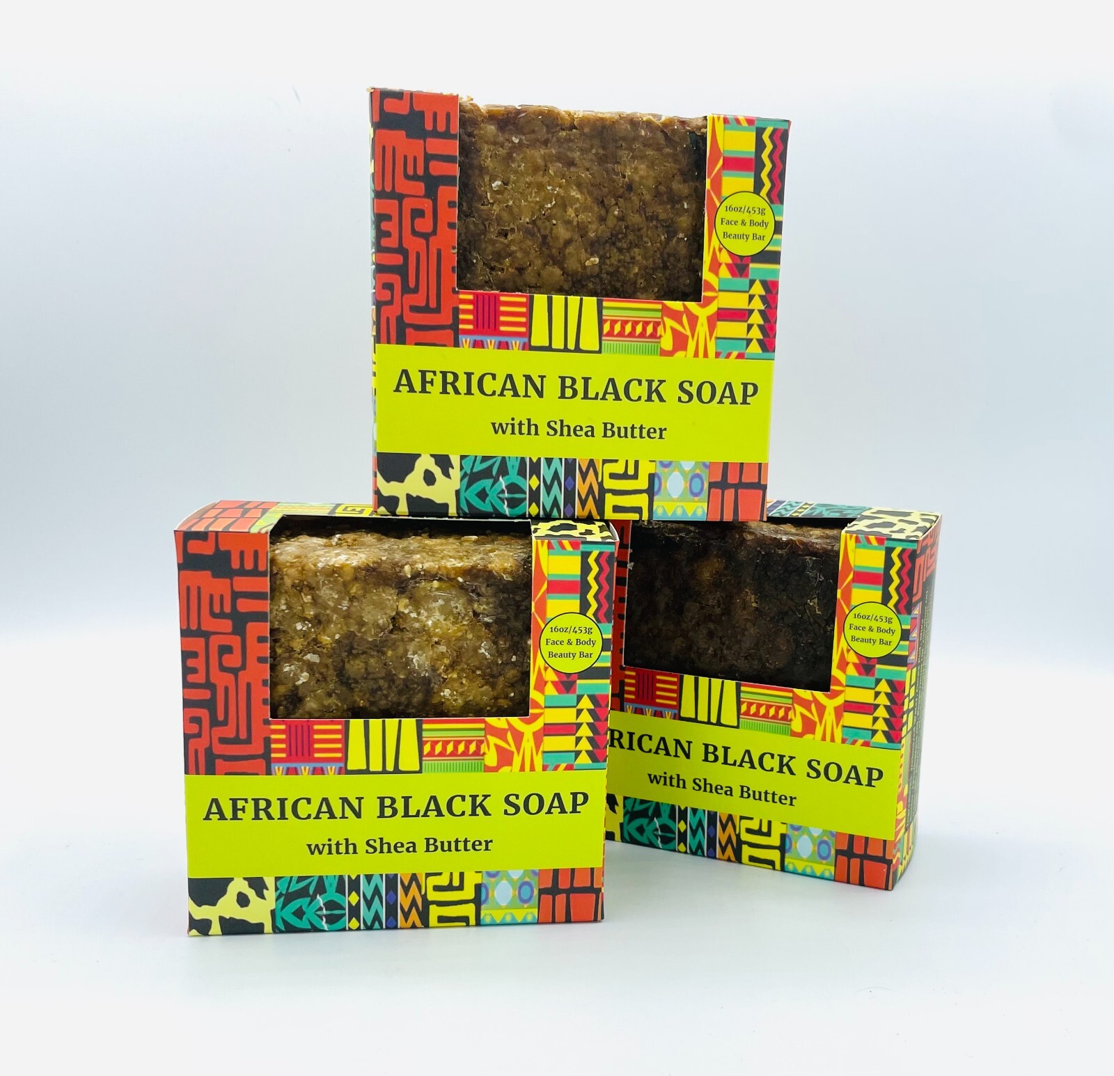 3Lb Raw African Black Soaps PREMIUM QUALITY Organic 100% Pure Natural Ghana