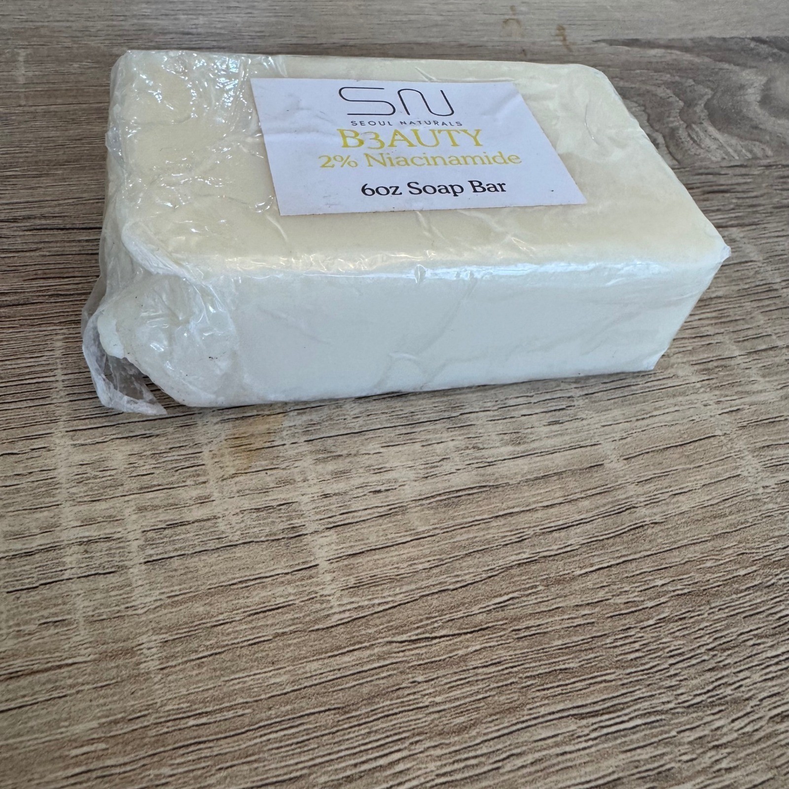 Seoul Naturals B3AUTY 2% Niacinamide 6oz Soap Bar Brightening Skin Care New