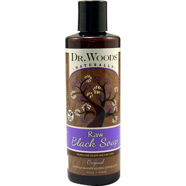 Dr. Woods Black Soap With Organic Shea Butter Ideal Skin Care – 8 Fl. Oz./236 ml
