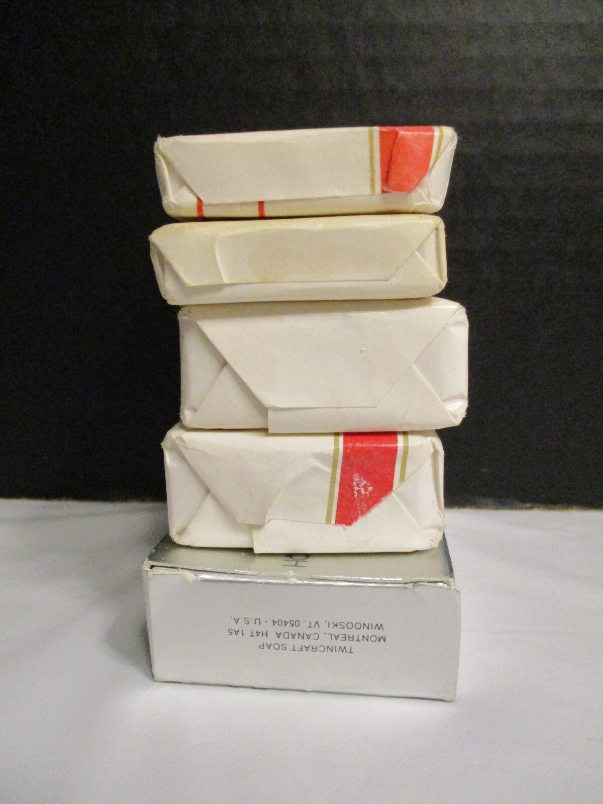 5 Bars Soap Hyatt Hotels Travel Size 2 Dial 2 Ivory 1 Unbranded NOS Vintage