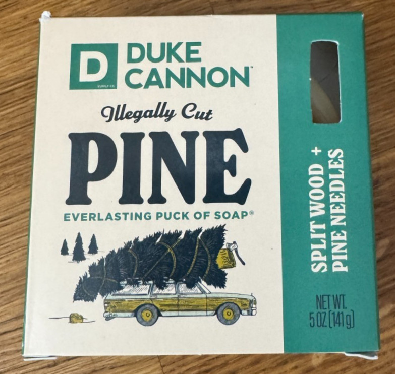 Duke Cannon Supply Co. Men’s Everlasting Puck Soap, Illegally Cut Pine, 6 Pack