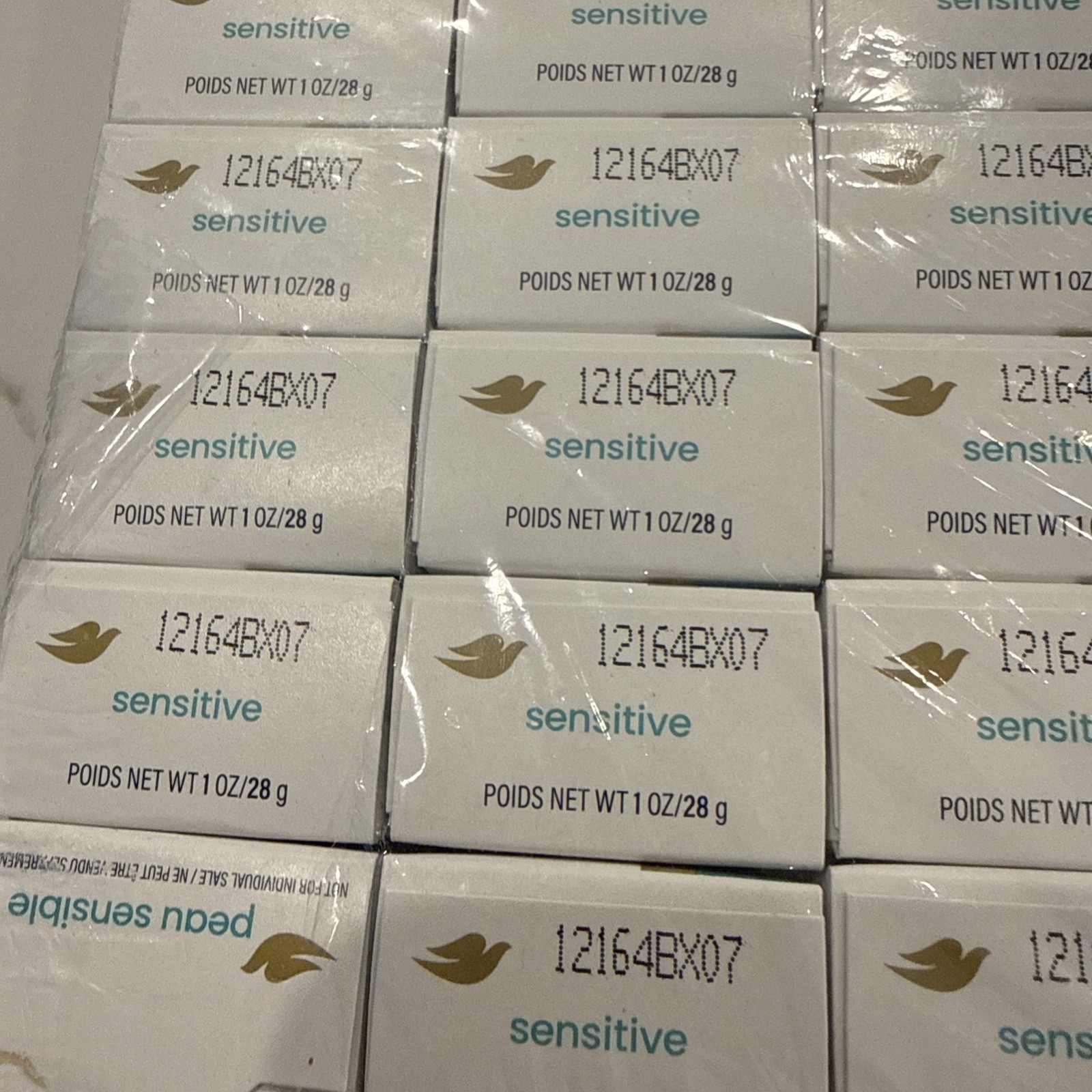 30 Pack 25 Grams Dove Cream Beauty Bar Travel Size Soap .88 Oz