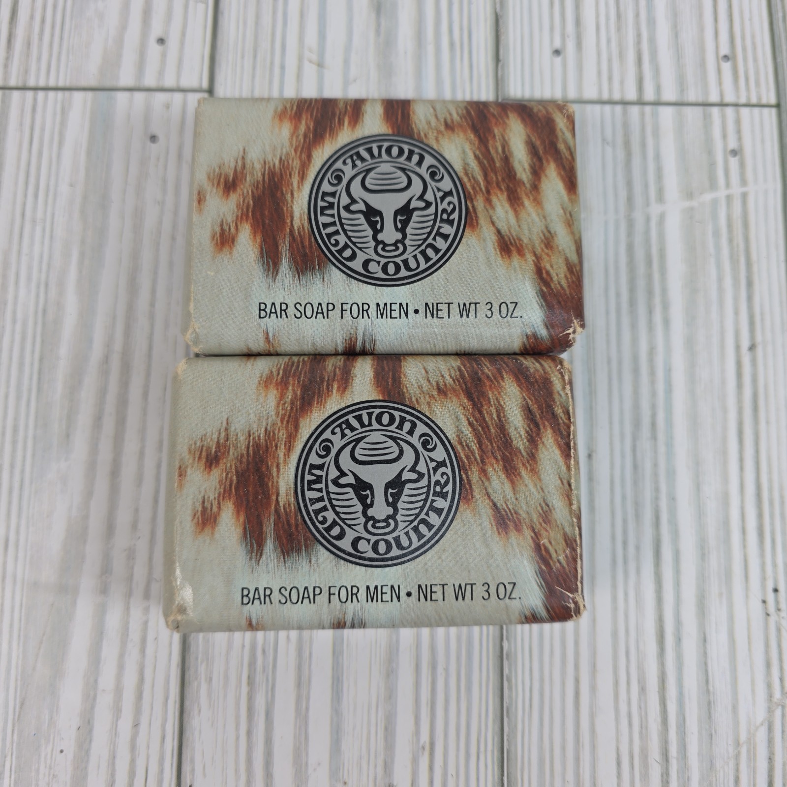Vintage Avon Wild Country Men’s Bar Soap New In Box – 2 Bars 3oz NOS