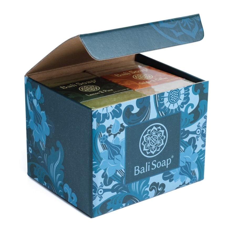 BALI SOAP GIFT SET for Men – Natural Soap Bar Original 100% (6 x @100gr)