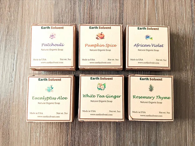 Earth Solvent Milk and Collagen Natural Organic Handmade Cold Proces Bar Soap